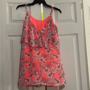 V-back floral sundress. Aeropostal XS